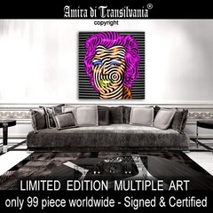 Well Known Artist Wall Art Pop Optical Painting Marilyn Monroe Celebrity Famous
