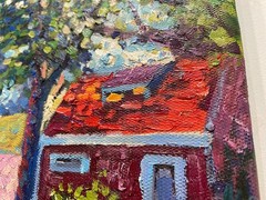 Allan Randall Freelon painting- African-American Harlem Renaissance Impressionis