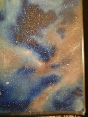Watercolor Abstract Space Painting. „Prize Nebula“. Paul Eres. Stars Galaxy.