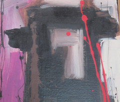 Original Abstract Oil Painting Signed by Robin Gary Wood Freedom Series 1982