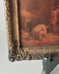 VTG George Morland „Horse’s in a Stable“ Framed Reproduction