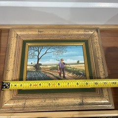 Jan Bacur 1994 Original Painting Babka Kovacica Serbia Art Artist Slovak Rare