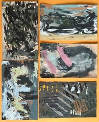 Untitled 11 — Index Series (3”x5” Original Abstract Painting on Paper)