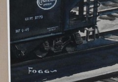 RARE 1958 HOWARD FOGG WATERCOLOR PAINTING YOUNGSTOWN SHEET TUBE CAMPBELL WORKS