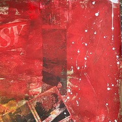 Original Mixed Media Abstract Modern Art Painting 24×36 „Embassy“ Signed