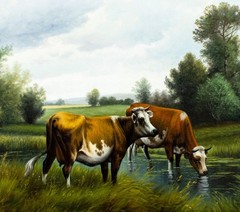Henry Share (NY,CA,1853-1905) oil painting antique 149662