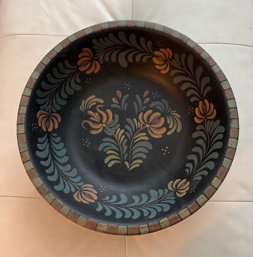 Wooden Bowl Handmade And Signed By Kathy Graybill