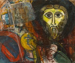 For Restoration Mid 20th Century Oil – Medieval Religious Icons