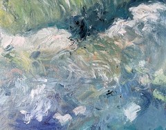 Wave Painting Claude Monet Style Original Art 20×24″ Oil Painting by Olesya Bay