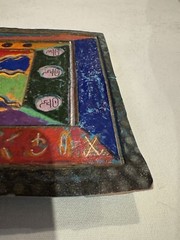 Abstract Art – Oil on Mixed Media Collage and Handmade Paper – Kevin Kichar