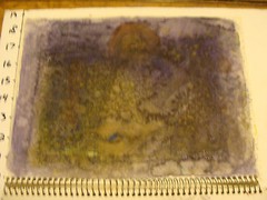 Original ROSE SUSLOVICH ART: unsigned AFRICA something, in purple