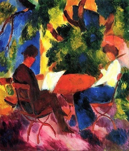 stunning oil painting handpainted on canvas-A leisurely rest