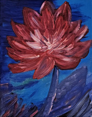Contemporary Expressionist Original Painting 11×14 Canvas.