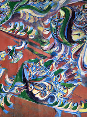 Robert McKnight Monumental Neo-Expressionist Painting Miami Artist 64×48