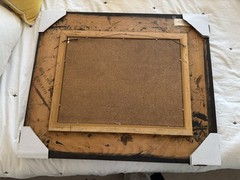 Vintage Original Kitchen Still Life Oil Painting Wood Frame Signed Wall Art
