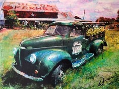 „Fulton Farms“ original painting on stretched canvas by artist William III