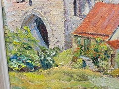 No.: 1211 expressionism oil painting artwork frame painting oil painting city