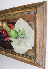 SUE MAY GILL 1887-1989 OIL PAINTING ON CANVAS SIGNED AMERICAN Philadelphia Ten