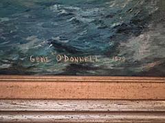 Original Marine Oil Painting of a Steam Yacht signed by Gene O’Donnell