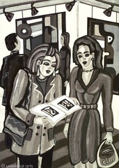 JACQUELINE DITT – the art lovers A4 PRINT n. painting pictures art