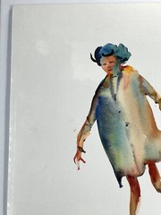 Wendell Mohr Watercolor Painting Women In Necklace Dancing 13×10” Signed Art