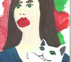 Belinda with Carlyle by William Mayer new york artist surreal impressionist