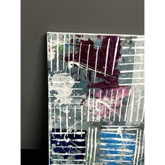 Original Acrylic Painting On Reclaimed Wood Titled Break Free Modern Art Signed