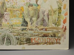NICE! Herbert Fink Hong Kong Water Music Festival Watercolor W/C Painting