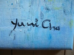 YUNI CHO, CONTEMPORARY ART, MODERN IMPRESSIONIST MARSH LANDSCAPE OIL CANVAS