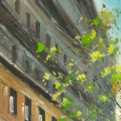 47W“x35H“ ROYALE MADELEINE ANTOINE BLANCHARD-Style ORIGINAL OIL PAINTING CANVAS