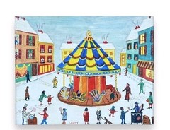 Vintage French Art School Oil On Canvas
