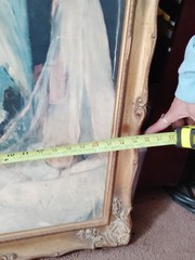 Morisot ‚The Cradle‘ Framed Canvas Painting Impressionist Art 23×19 Inches