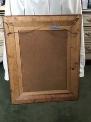 Mountain Wilderness”Original Oil on Canvas~Signed Antonio~Carved Wood Frame~OOAK