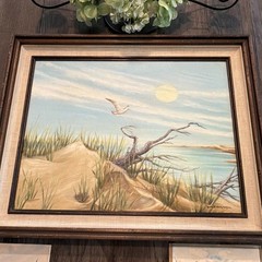 Lot of Vintage Nautical Seascape Paintings by Diane Murphree