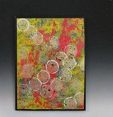 „Back On The Road“ 18×24, Original abstract piece, Signed