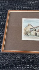 German artist Heck. Watercolor. Original 1990-2000 6