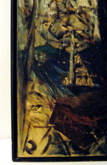 1963, Richard Dempsey, Oil Painting on Canvas, 86in X 21 1/2 inches with Frame