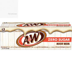 Zero Sugar Root Beer Soda, 12 Fl Oz Cans, 12 Count
