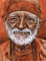 Willie Nelson Original Acrylic Painting Art by Paul Alexander 9″ x 12″