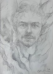 GERRY MILLER – Original Drawing Graphite Pencil on paper.A4. No frame.