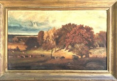 VTG c 1930’s Copy O/C „Autumn Oaks“ After George Inness, USA Hudson River School