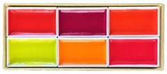 Kissho Paint for Japanese Painting Horn Face Color Lumi Accent Colors 6 Colors