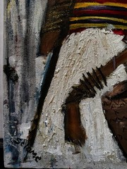 Selome Mureta Addis Ababa Ethiopia Painting AFRICA WOMANHOOD 31×16 in