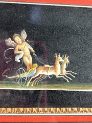 PAIR ROBERTO SCOGNAMIGLIO Listed Artist „POMPEI LA CORSA“ WATERCOLOR PAINTINGS