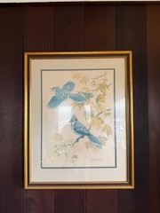 Painting Albert Earl Gilbert “The Blue Jay”