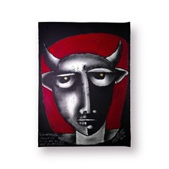 EDUARDO EXPOSITO. Paintingr. Contemporary art. Cuban Art. Collectable. Bull.