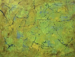 Jackson Pollock Style Giant Canvas Painting 84”X62” (7 Foot) Abstract Modern XL