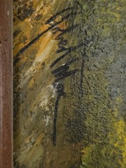 Early Robert Moore Original Vintage Oil Painting Signed. 25×19 Inches