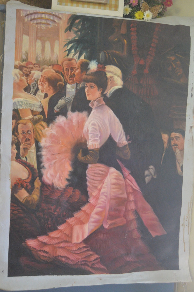James Tissot – L‘ ambitieuse (Political Woman) oil on canvas Hernandez reproduct