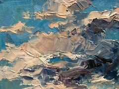 Oil Painting Cloudy Sky Cherednichenko A. Unframed Original Home Decor nAAA2511